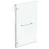 Falttür i.life m Handtuchstange 90cm Ans links silber Produktbild-Vorschau 4