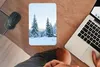 MuchoWow® Mauspad Mousepad Winter - Schnee - Bäume 18x27 cm Produktbild-Vorschau 3
