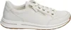 A side view of a white Ara Osaka sneaker with gold zipper detail. Náhled obrázku produktu