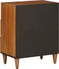 vidaXL Table de chevet marron 50 x 33 x 62 cm en bois Voir les images du produit 5