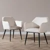 Bronx71 Esszimmerstuhl Ciara Leinen Off white Produktbild-Vorschau 14