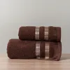 Asciugamano in spugna di cotone con bordo LUXURY 50x90 cm, Anteprima dell’immagine prodotto 3