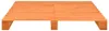 vidaXL Palletbed, bruin, massief grenenhout, 200x200 cm Productafbeelding-voorbeeld 1