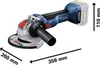 Bosch GWX 18V-10 solo CLC Akku-Winkelschleifer Produktbild-Vorschau 6