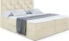 ALTDECOR Boxspringbett mit H3 Matratze und Topper - 140 x Produktbild-Vorschau 2