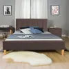 Homestyle4u Polsterbett 180x200 cm Bett Doppelbett mit Produktbild-Vorschau 2