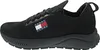 Tommy Jeans Runner Knitted Sneaker low Schwarz in Gr. 44 Produktbild-Vorschau 2