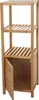 Badregal HWC-B18, Badezimmer Badschrank Standregal mit Tür, Produktbild-Vorschau 7