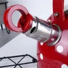 Théière rouge en inox à pois et sifflet Voir les images du produit 7