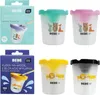 Plastikowy kubek malarski z blokadą wylania 150 ml – mix Podgląd zdjęcia produktu 1