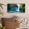 MuchoWow® - Leinwandbilder - Wasserfall - Steine - Produktbild-Vorschau 3
