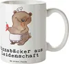 Mr. & Mrs. Panda Tasse Pizzabäcker Leidenschaft - Weiß - Produktbild-Vorschau 1