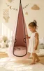 Hängesessel Kinder Kokon Velvet PINK – Schaukelstuhl Produktbild-Vorschau 6