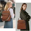 Cityrucksack Damen Rucksack Wasserdicht Anti-Diebstahl Produktbild-Vorschau 3