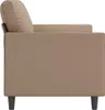 vidaXL 3-Sitzer-Sofa Cappuccino-Braun 180 cm Kunstleder Produktbild-Vorschau 5