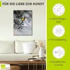 ARTland Leinwandbild Vogel im Tannenbaum Größe: 90x120 cm Produktbild-Vorschau 2