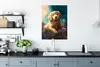 MuchoWow® Poster Welpe - Blumenkranz - Schmetterling - Hund Produktbild-Vorschau 3