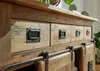 MASSIVMOEBEL24 Sideboard Mango 150x45x90 natur lackiert Produktbild-Vorschau 8