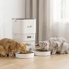 PawHut Futterautomat Katze, 4L Katzenfutter Automat mit 1–6 Produktbild-Vorschau 2
