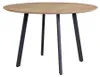 Table à manger Vicco Halvar Noir 120x120cm, Model 58601 Voir les images du produit 1