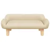 vidaXL Hundebett Creme 70x40x24 cm Stoff Produktbild-Vorschau 3