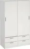 Line Kleiderschrank Schiebetürenschrank mit 2 Türen und 4 Produktbild-Vorschau 10