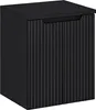 Armoire De Salle De Bain 50 Cm Noir Mat Avec Plateau Voir les images du produit 1