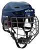 CCM Tacks 310 Combo SR Modrá M Hokejová helma Náhled obrázku produktu 3