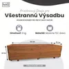 IvoQ Drevený kvetináč – 120x40x32 cm – Masívne drevo – Náhľad obrázku produktu 2