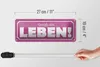 Blechschild Spruch 27x10cm genieße dein Leben Dekoration Produktbild-Vorschau 5