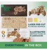 Puzzle 3D, Scrambler UGR-10, Ugears, legno, 380 pezzi Anteprima dell’immagine prodotto 6