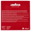 The image shows the top of a red cardboard box for Lavazza coffee capsules. Produktbild-Vorschau