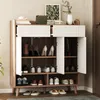Flieks dressoir met schoenenkast, 3 deuren, 2 lades, Productafbeelding-voorbeeld 4
