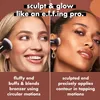 Pinceau duo pour bronzer et sculpter le visage, de la Voir les images du produit 3