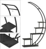 DanDiBo Blumenregal indoor 170 cm Hoch Metall Schwarz Produktbild-Vorschau 4