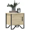 vidaXL Noční stolky 2 ks dub Sonoma 40x30x40 cm výrobek z Náhled obrázku produktu 4