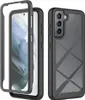 A phone case is shown from two angles, one disassembled to show the phone inside. Produktbild-Vorschau
