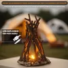 LED Nachtlicht – Dimmbares Holz-Lagerfeuer Design mit 3 Produktbild-Vorschau 3