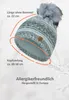 Faera Bommelmütze gestreift mit Kunstfell-Bommel und Fleece Produktbild-Vorschau 4