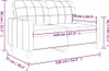 vidaXL 2-Sitzer-Sofa Creme 120 cm Kunstleder Produktbild-Vorschau 9