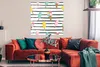 MuchoWow® Poster Eiscreme - Sommer - Muster 100x100 cm - Produktbild-Vorschau 2