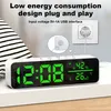 WiFi-Digitaluhr mit Temperatur- und Feuchtigkeitssensor APP Produktbild-Vorschau 3