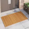 vidaXL Badematte Braun 100 x 60 cm Massivholz Akazie Produktbild-Vorschau 3