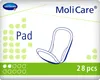 The image shows the packaging of HARTMANN MoliCare Pad incontinence liners. Produktbild-Vorschau