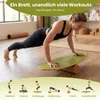 Planche d'équilibre COSTWAY en bois de bouleau, planche Voir les images du produit 5