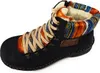A single black boot with colorful accents and laces, shown against a white background. Anteprima dell’immagine prodotto