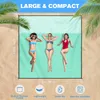 Fintie Stranddecke Sandfrei super groß 210x200cm, Sanddicht Produktbild-Vorschau 2