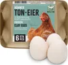 AniForte Toneier für Hühner 6 Stück – Naturgetreue Produktbild-Vorschau 1