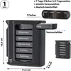 Pillendose Tablettenbox für 7 Tage - Mit 4 Fächern pro Tag Produktbild-Vorschau 8
