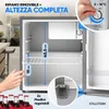 Stillstern Mini Frigorifero 45L con Congelatore 4L – Anteprima dell’immagine prodotto 3